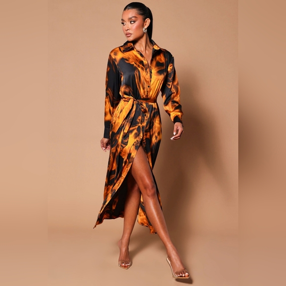 Fashion Nova Dresses & Skirts - nova luxe button down dress
